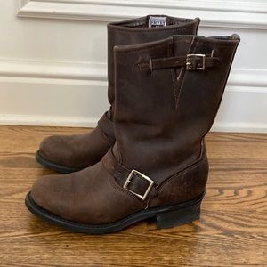Frye moto boots